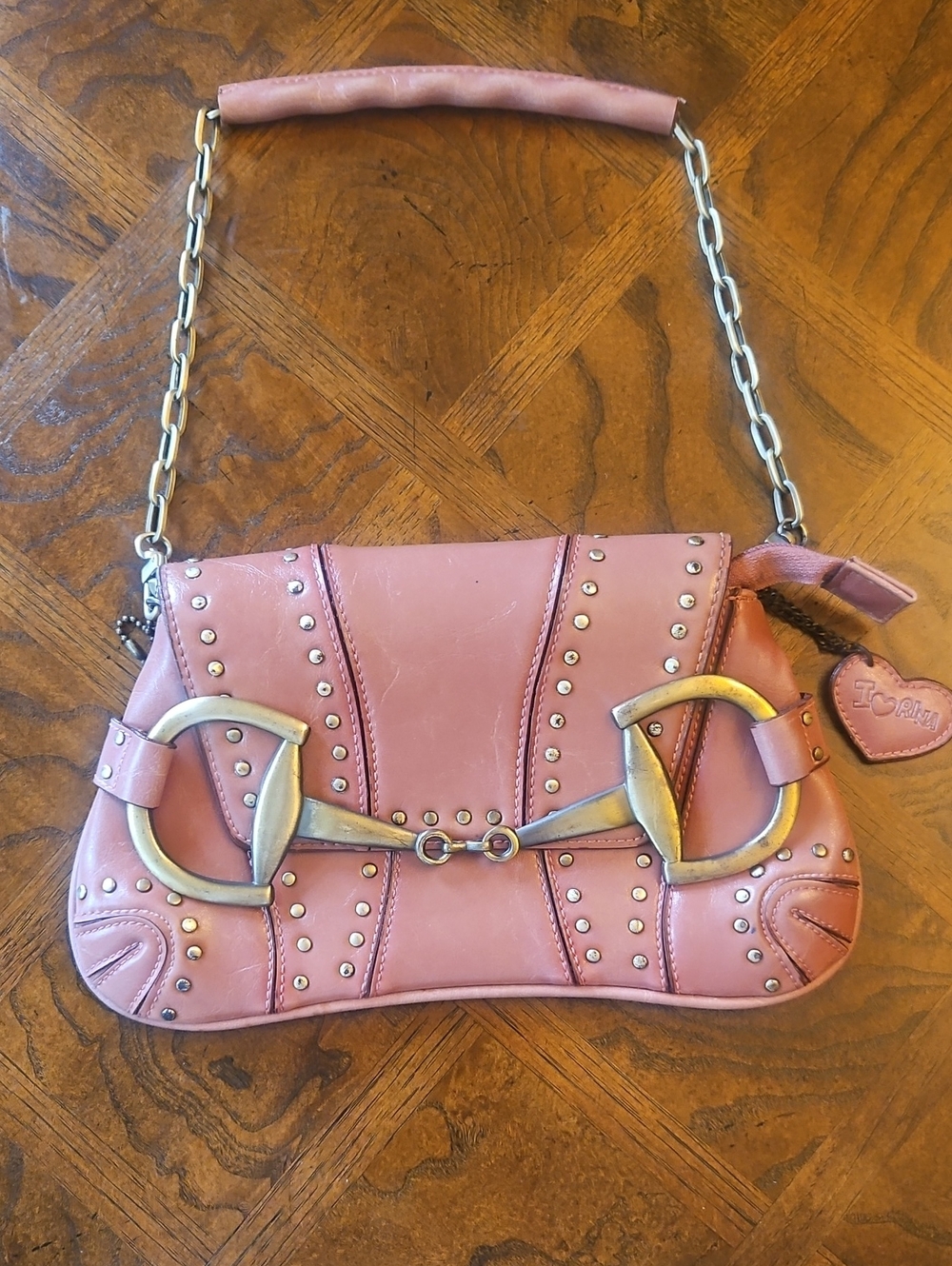 RINA RICH Rare Y2k Horse Bit Purse